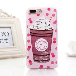 Lovely I-Phone 6S Plus Case Pink Glitter NWT